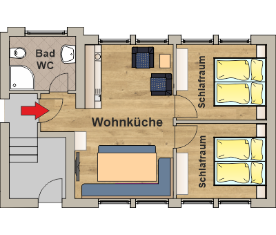 Grundriss Appartement 30